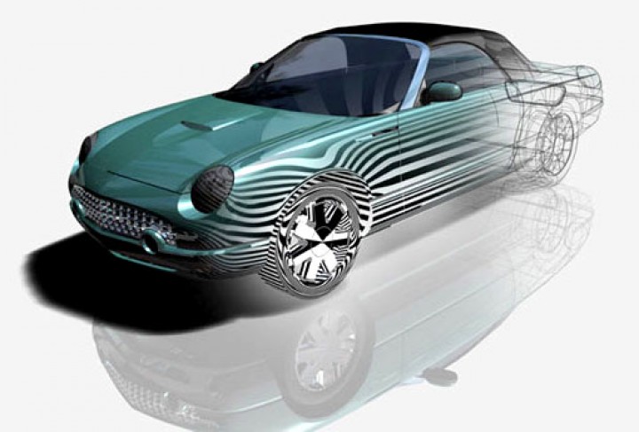 ICEM Surf — Ford Thunderbird Concept rendering